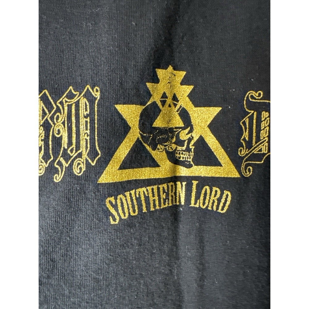 Vintage Born Dead Southern Lord Records Band Tee Black Doom Metal Shirt L - Picture 3 of 10